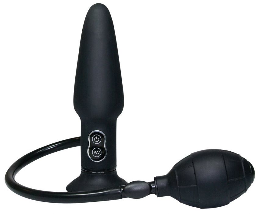 You2toys+%2D+True+Black+Vibrating+Anal+Plug+17cm