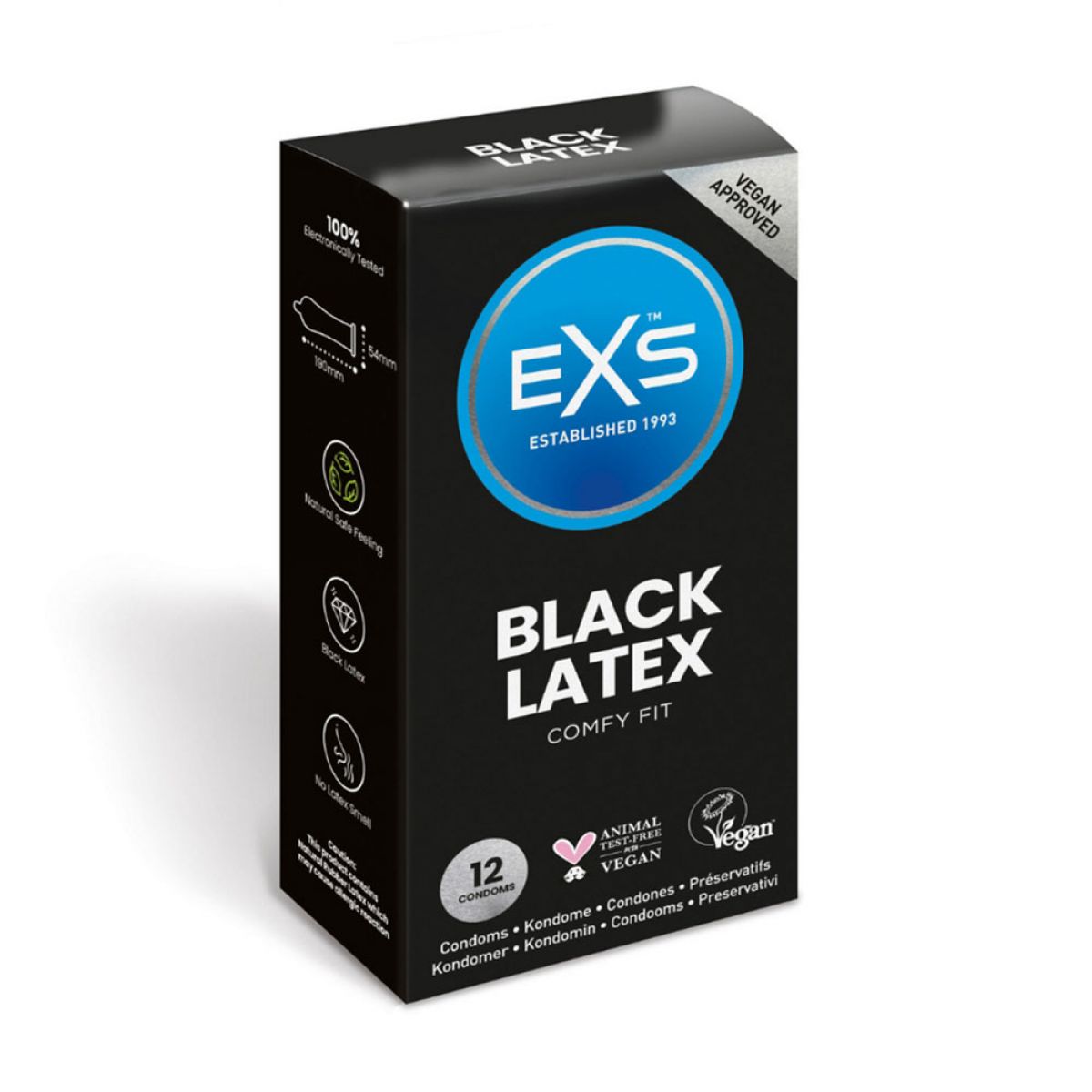 EXS+%2D+BLACK+LATEX+12+PCS