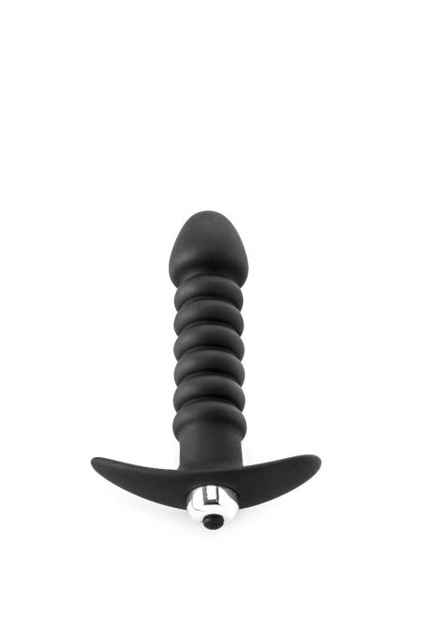 Zenn+%2D+Premium+Ribbed+Butt+Plug+With+Vibrating+Bullet