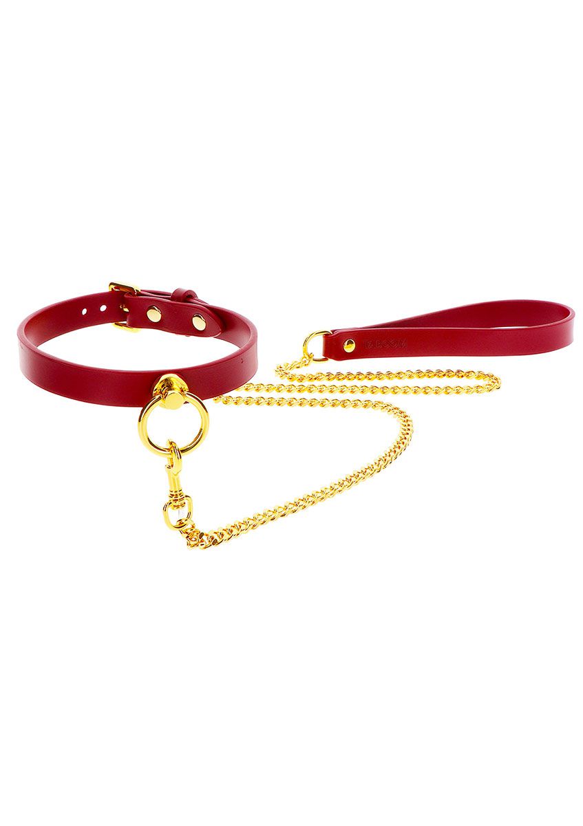 Taboom+%2D+O%2Dring+Collar+And+Chain+Leash