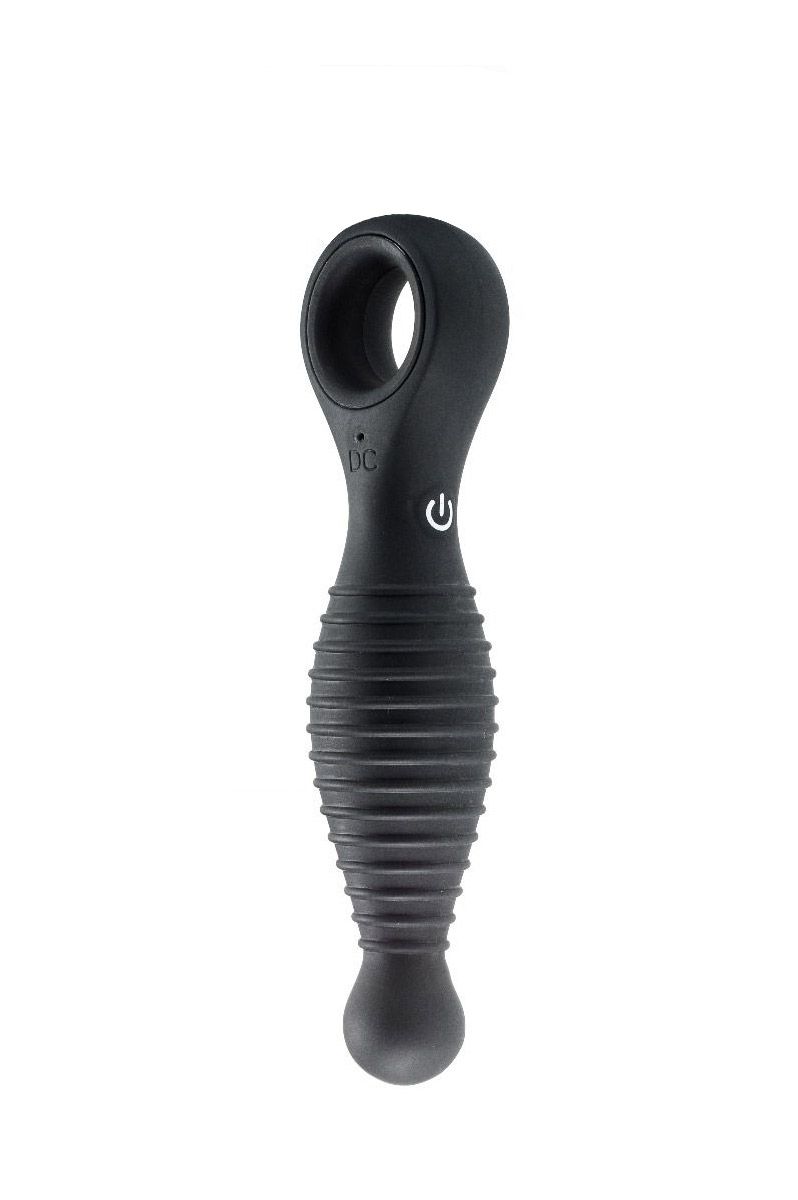 ZENN+%2D+SILICONE+BLACK+RACER+VIBRATOR