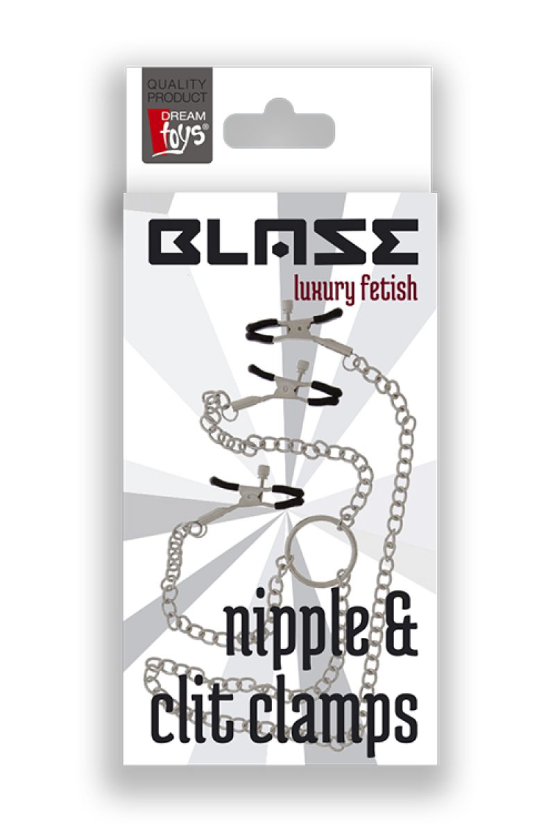 Dream+Toys+%2D+Blaze+Nipple+%26+Clit+Clamps