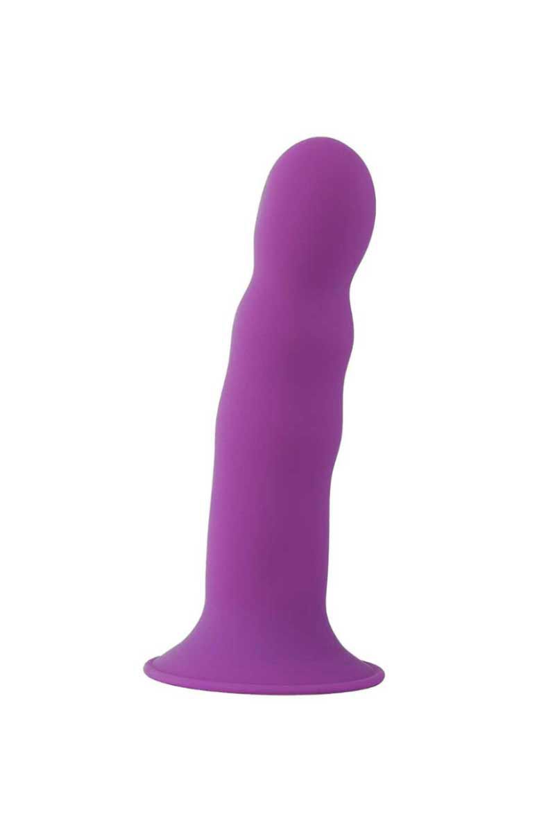 DREAMTOYS+%2D+ESSENTIALS+PREMIUM+RIBBED+DILDO+PURPLE