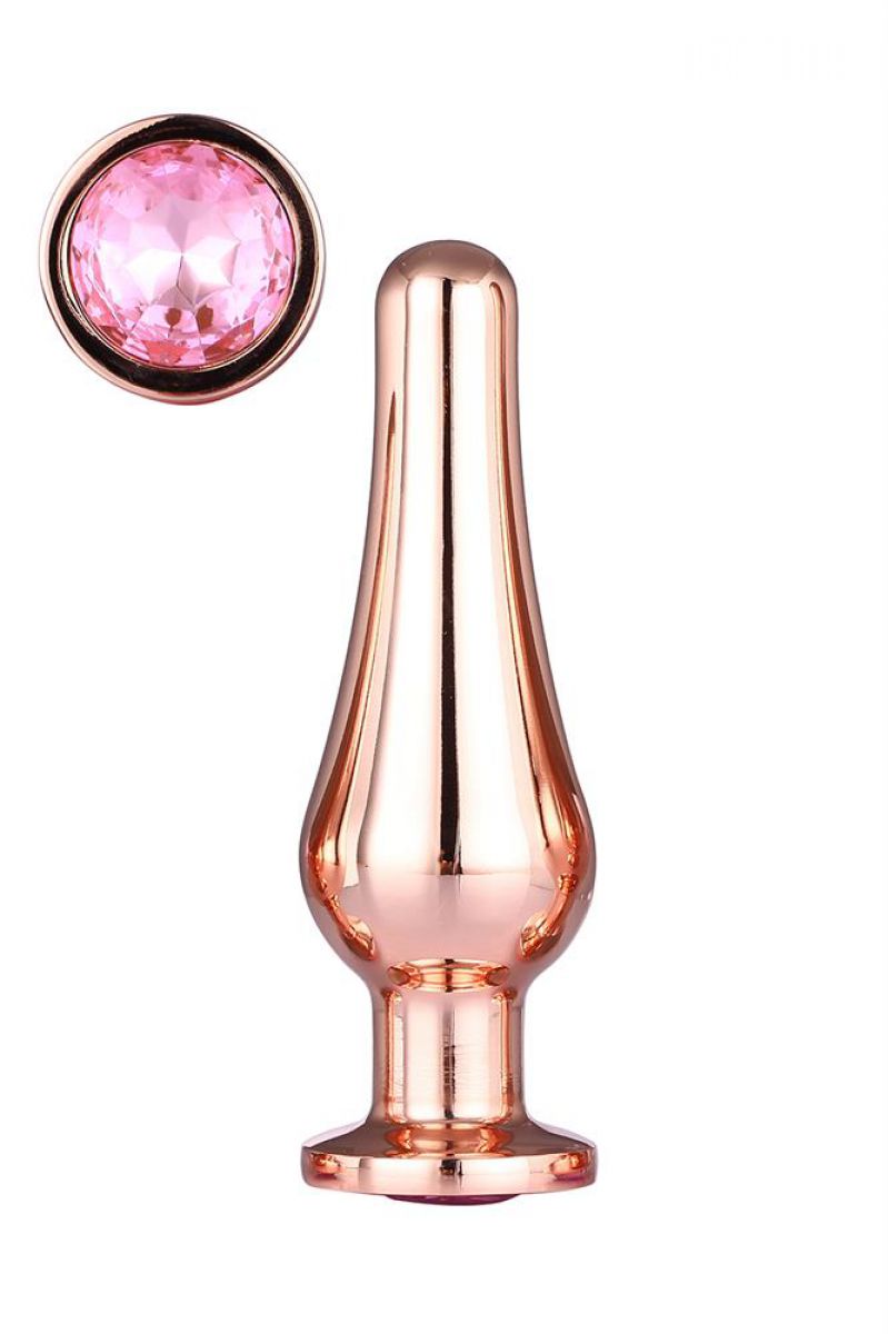 DREAM+TOYS+%2D+GLEAMING+LOVE+ROSE+GOLD+PLEASURE+PLUG+MEDIUM