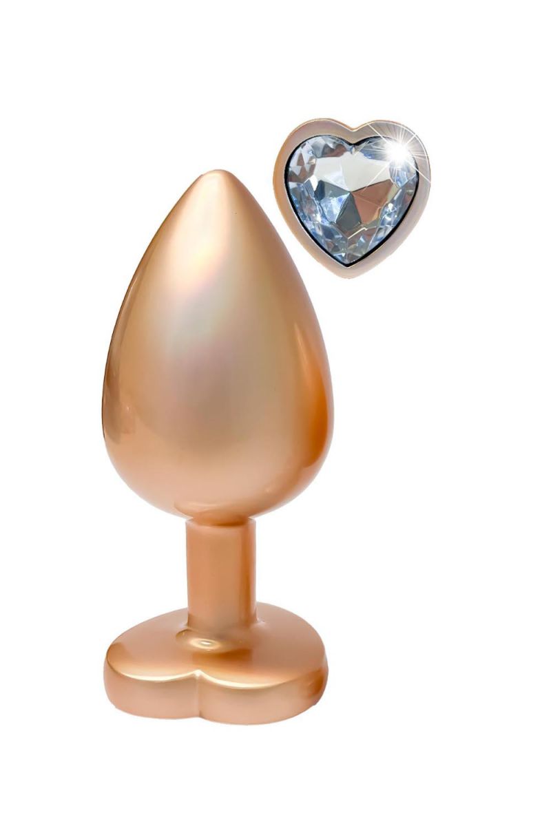 DREAMTOYS+%2D+GLEAMING+LOVE+PEARL+GOLD+PLUG+LARGE