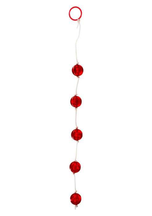 7+Creations+%2D+Anal+Beads+Large+Red+34cm