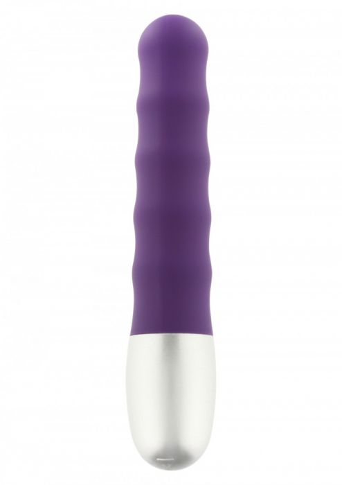 7+Creations+%2D+Discretion+Ribbed+Vibrator+Purple+11cm