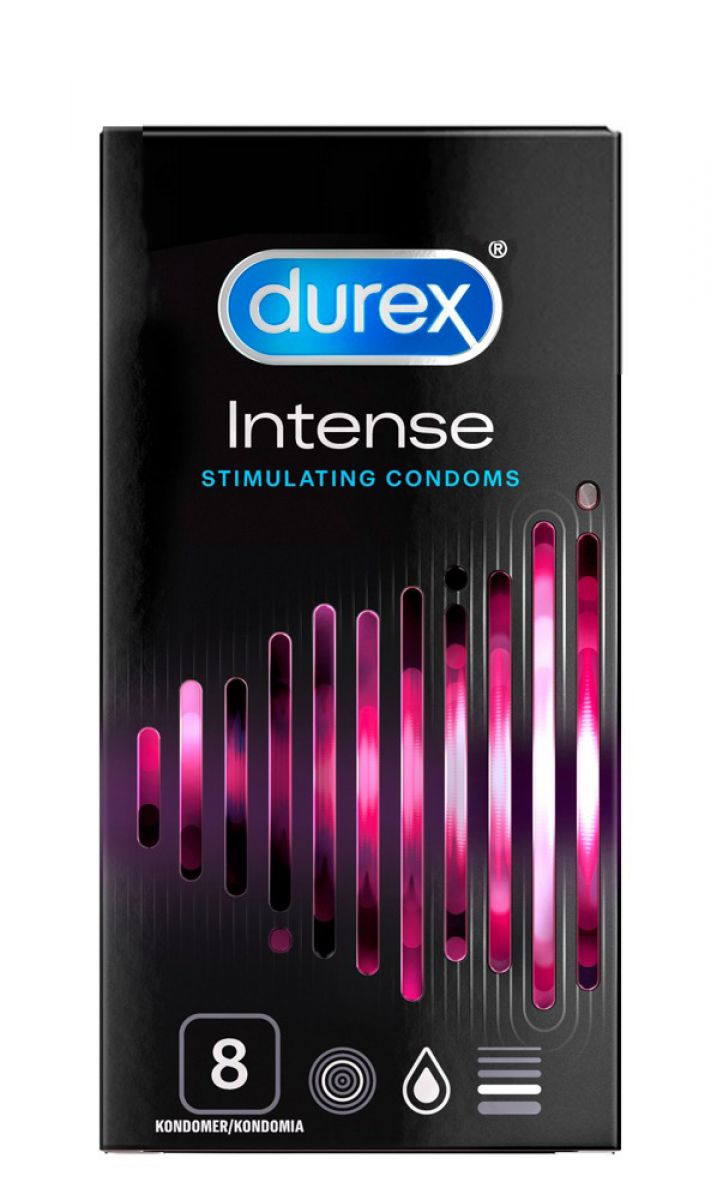 Durex+%2D+Intense+Stimulating+Condoms+8+Pack