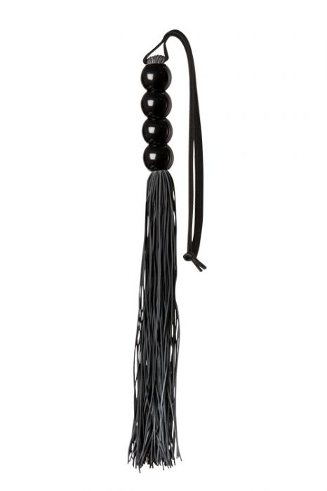 Guilty+Pleasure+%2D+Silicone+Flogger+Whip+Black