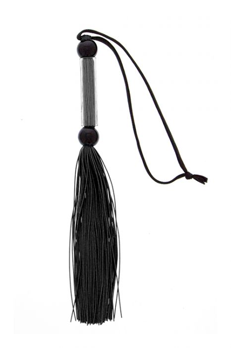 GUILTY+PLEASURE+%2D+SILICONE+FLOGGER+WHIP+BLACK