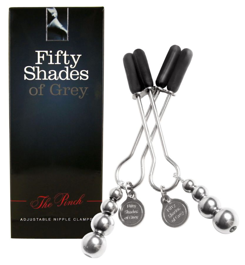 50+Shades+Of+Grey+%2D+The+Pinch+Silver+Nipple+Clamps