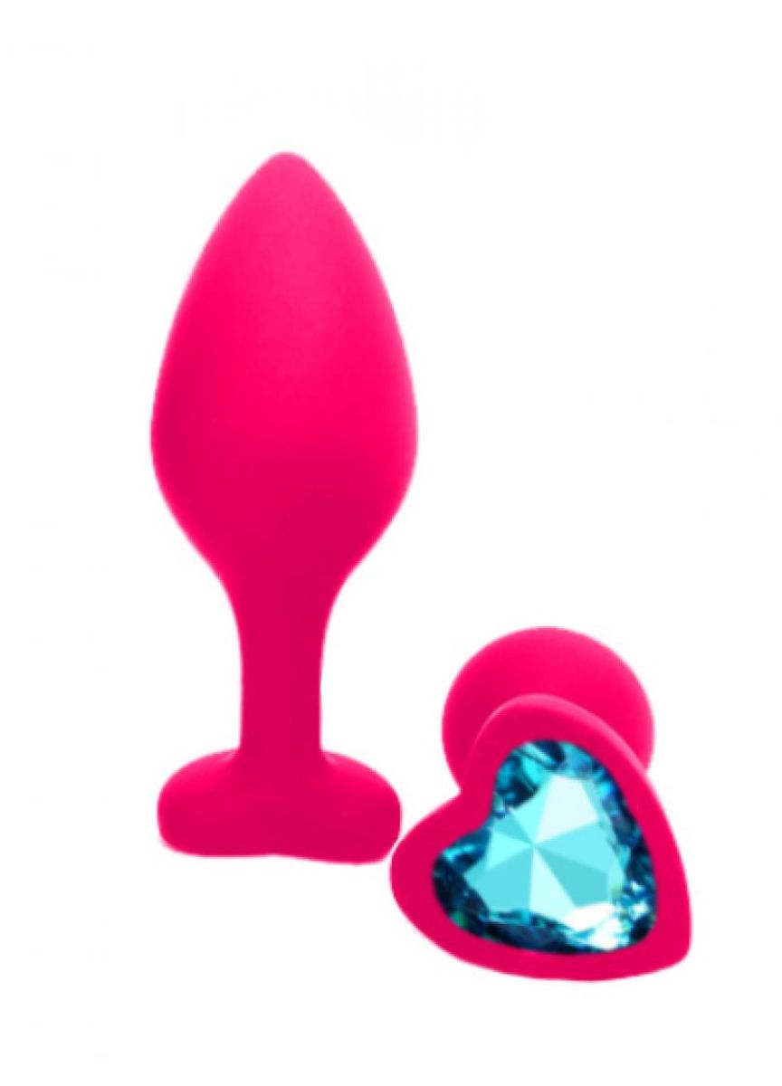 SILICONE+BUTT+PLUG+%2D+BLUE+HEART+MEDIUM+PINK