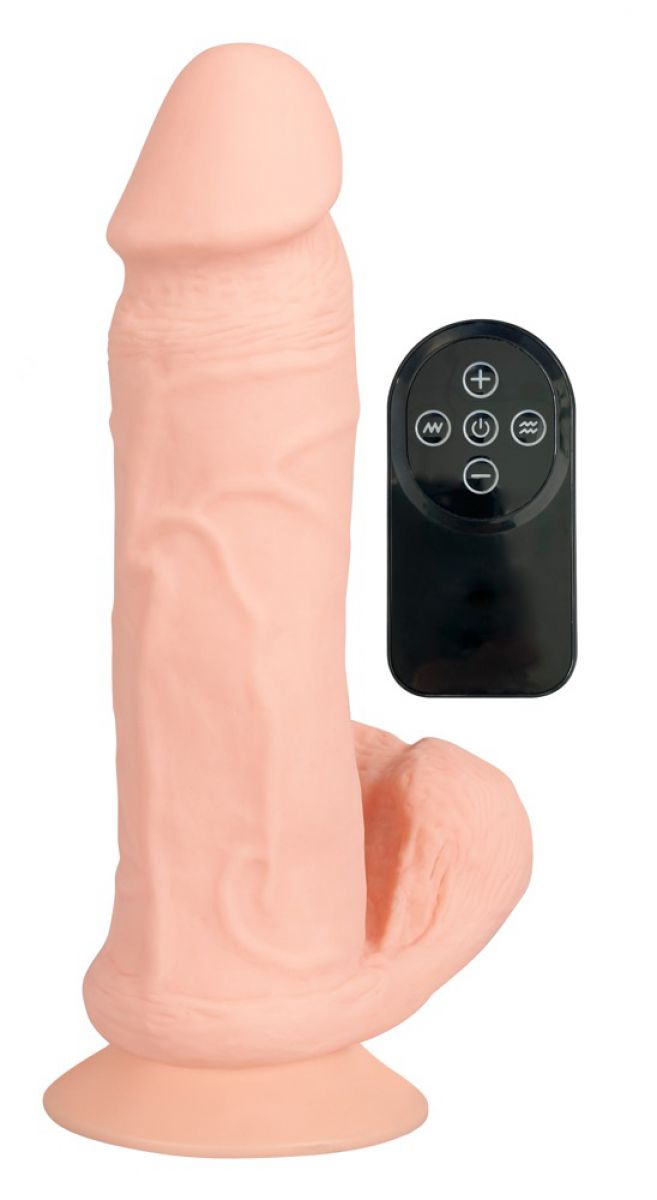 NATURE+SKIN+%2D+BENDABLE+RC+VIBRATOR+WITH+BALLS