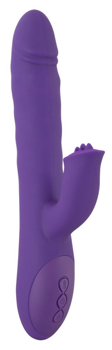 Sweet+Smile+%2D+Thrusting+%26+Rotating+rabbit+vibrator+purple+24%2E7cm