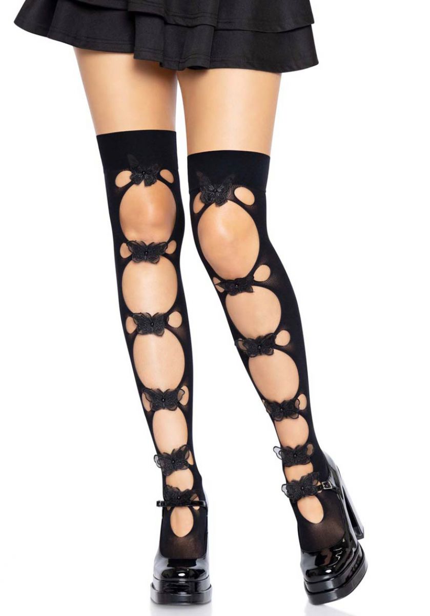 LEG+AVENUE+%2D+BUTTERFLY+APPLIQUE+THIGH+HIGHS