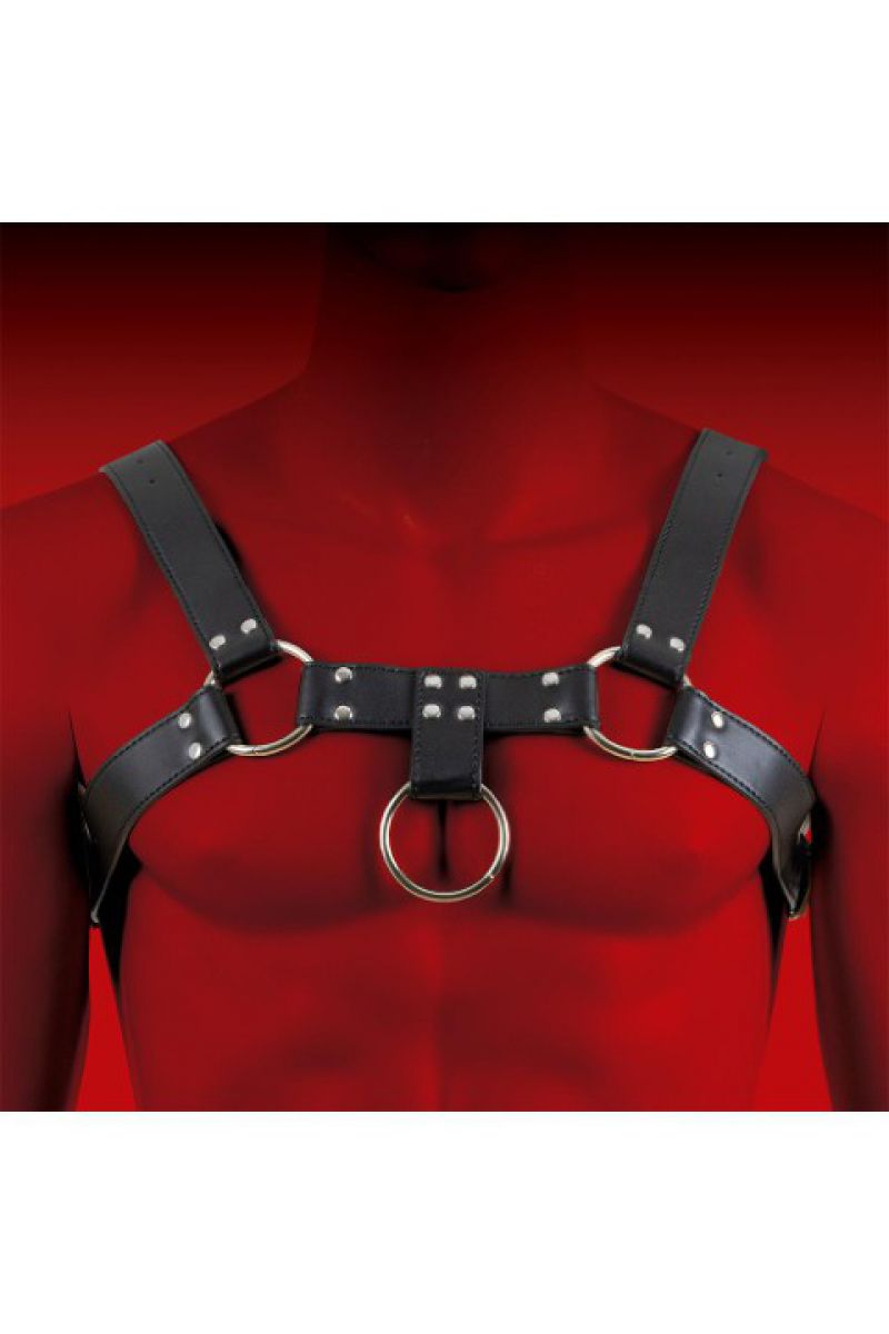 VIRGITE+%2D+MAN+BONDAGE+BODY+HARNESS+MOD%2E+4+BLACK