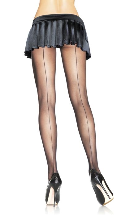 LEG+AVENUE+STOCKING+BLACK+O%2FS