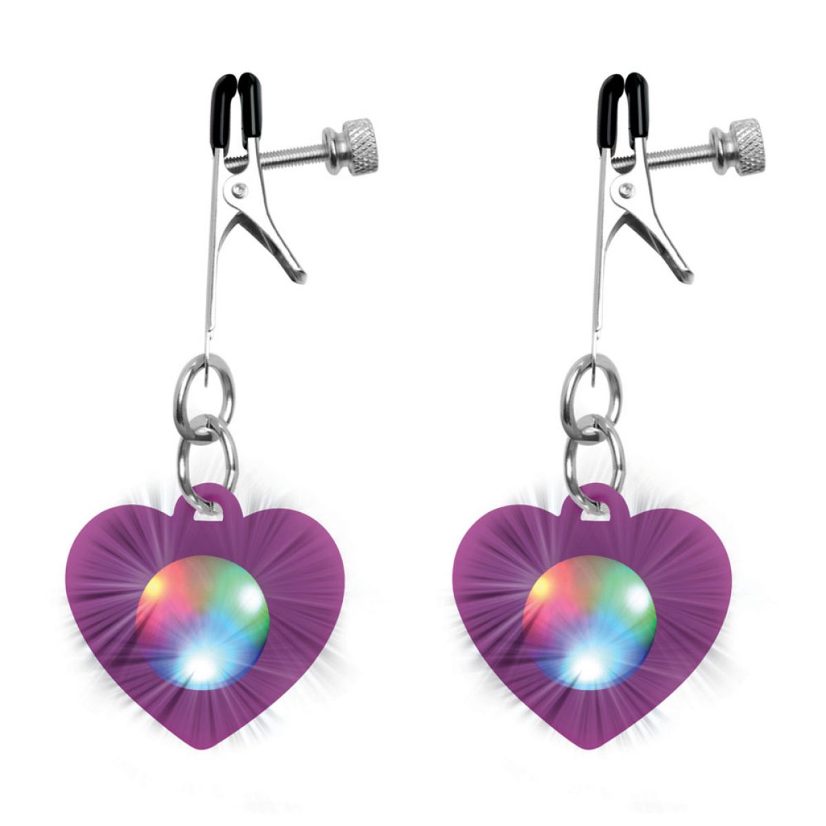 XR+BRANDS+%2D+CHARMED+SILICONE+LIGHT+UP+HEART+NIPPLE+CLAMPS