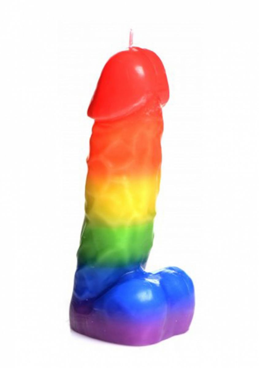 PRIDE+PECKER+%2D+RAINBOW+DRIP+CANDLE