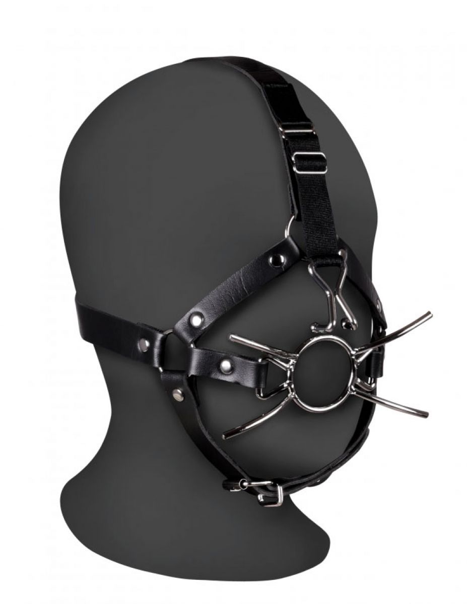 OUCH%21+XTREME+%2D+OPEN+MOUTH+GAG+HEAD+HARNESS+WITH+PLUG+STOPPE