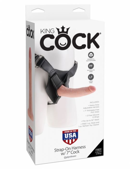 PIPEDREAM+%2D+KING+COCK+STRAP%2DON+HARNESS+WITH+6%E2%80%99%E2%80%99+DONG