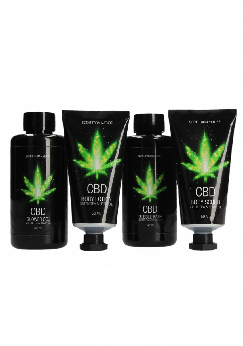 CBD+LUXURY+GIFT+SET+GREEN+TEA+HEMP+OIL