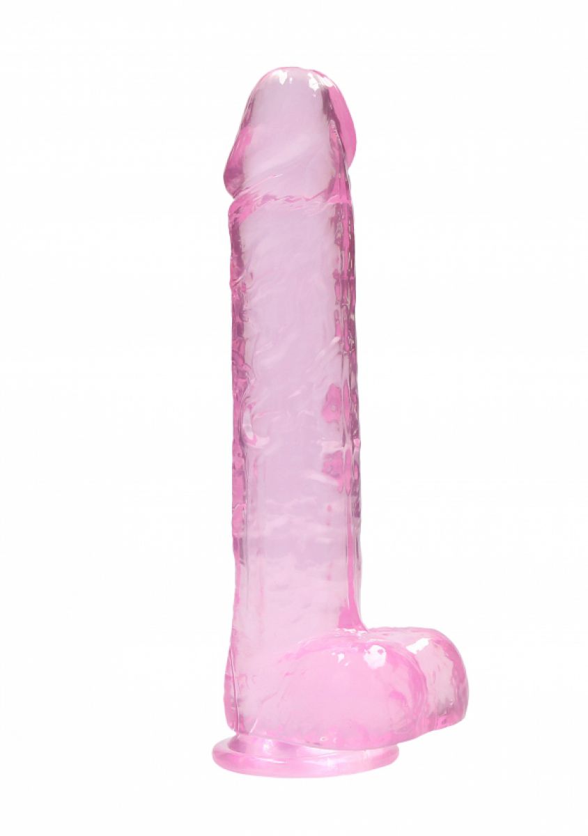 REALROCK+%2D+REALISTIC+DILDO+WITH+BALLS+PINK+23+CM