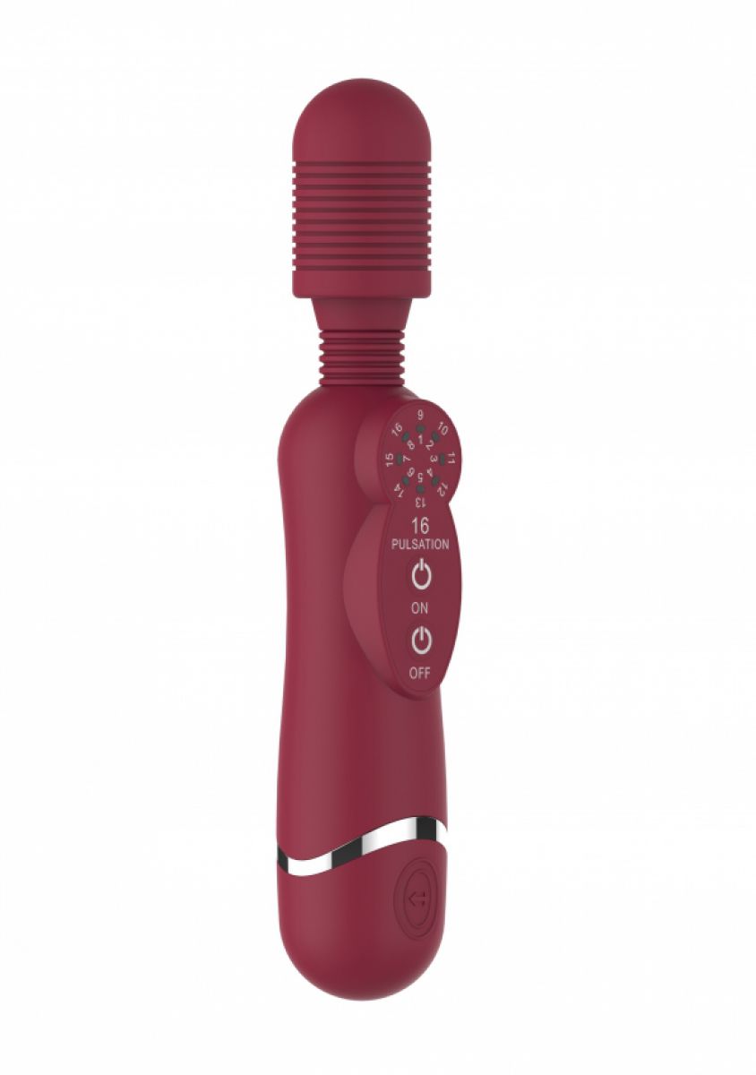 SHOTS+%2D+SILICONE+MASSAGE+WAND+RED