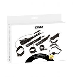 Zenn - Complete 8-piece Bondage Set For Beginners I Black