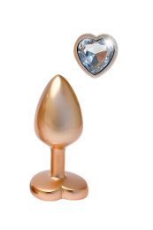 DREAMTOYS - GLEAMING LOVE PEARL GOLD PLUG SMALL