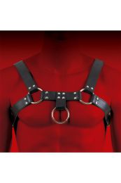 VIRGITE - MAN BONDAGE BODY HARNESS MOD. 4 BLACK