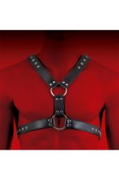 VIRGITE - MAN BONDAGE BODY HARNESS MOD. 5 BLACK