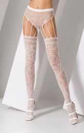 PASSION - TIGHTS WHITE LACE