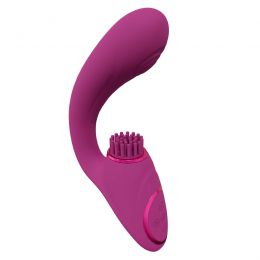 VIVE - GEN TRIPLE G-SPOT VIBRATOR WITH PULSE WAVE AND VIBRATING BRISTLES