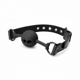 BEDROOM FANTASIES - BREATHABLE SILICONE BALL GAG BLACK