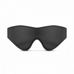 BEDROOM FANTASIES - FAUX LEATHER BLINDFOLD BLACK